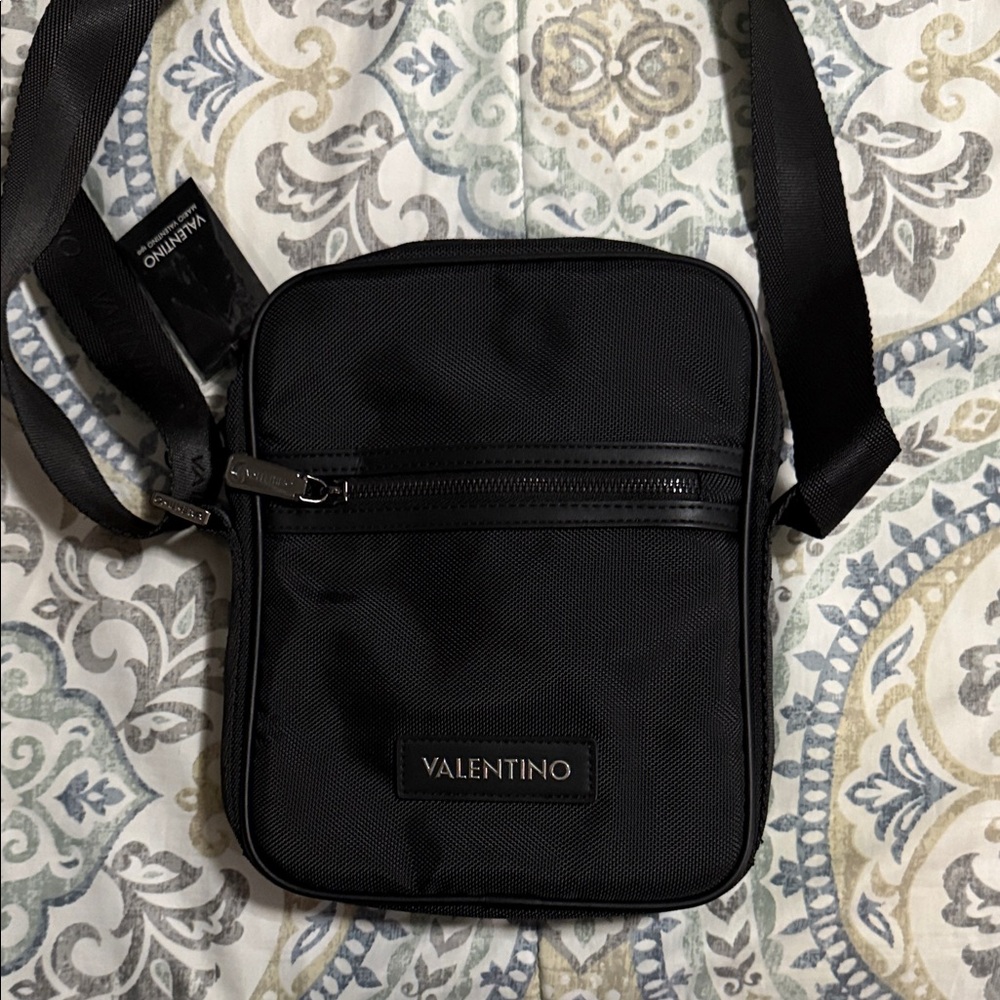 Valentino Black Men's Messenger Bag